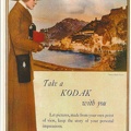 Ancienne pub Kodak : « Take a Kodak with you »(CAP1417)