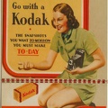 Ancienne pub Kodak: « Go with a Kodak »<br />(CAP1421)