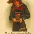 Ancienne pub Kodak: « All out-doors invites your Kodak »<br />(CAP1423)