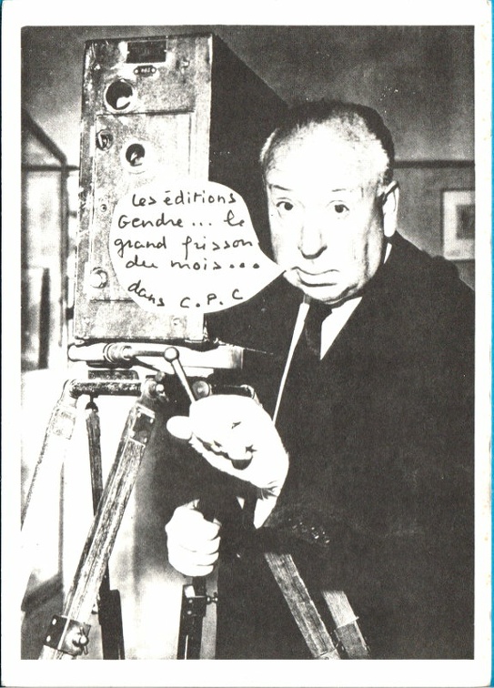 Hitchcock avec une ancienne caméra(CAP1457)