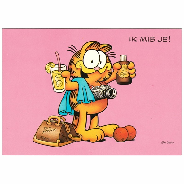 Garfield « Ik mis je ! ».(CAP1881)