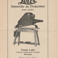 Appareils de projection pour école (Leitz) - 1928<br />(CAT0022=
