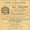 2e supplément (Faller E.) -  1889 - 1890(CAT0029)