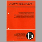 Révélateurs pour positifs noir et blanc (Agfa-Gevaert) - 1978(CAT0047)