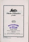 Photo-Télémètre Fodis (Leitz) - 1928(CAT0114)