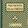 _double_ Mémento As de Trèfle - 1933(CAT0152a)
