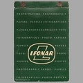 Papiers photographiques (Leonar) - ~ 1965<br />(CAT0158)