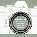 Minolta SR lenses and accessories c. 1970<br />(CAT0161)