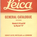 Leica General Catalogue for 1955/58 (Leitz) - 1955<br />(CAT0336)