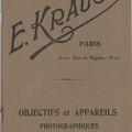 Catalogue (E. Krauss) - 1922<br />(CAT0345)