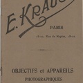 Catalogue (E. Krauss) - 1922(CAT0345)