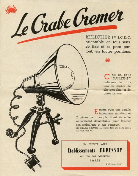 Le Crabe Cremer(CAT0369)