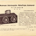 Stéréospido 6x13 modèle D (Gaumont)(CAT0379)