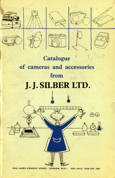 J.J. Silber Ltd.
CAT0394
-
Marque : J.J. Silber Ltd.
Date : 5.1959
Langue : anglais
Pages : 76 ; Format : 140x216 mm
Référence : -
Table des matières :
- Baldessa : I, Ia, Ib, proximeter
- Baldamatic I (Westanar, Xenar)
- Praktica FX3, Praktina IIA
- Ideal Color 35 (Nixon 3,5)
- Halina 35x
- Aires 35 V
- Canon VI-T
- Praktisix
- Balfi 29
- Baldax
- Baldixette
- Halina AI
- Weltaflex
- Aires Reflex
- Halina-Perfect
- Luxette (Cymat 7,7)
- Penti
- Mec 16
- Petie
- Caméras: AK8, Cima D8, D8A, D8B, 88; Canon Cine 8
- Télémètre Medis
- Flash Mecablitz
- Posemètres : Lifacolorlux, Mini Rex II, IIL, Mini Rex 300
- Pieds, margeurs, rotules, projecteurs...
Commentaires :
CAT0394_01.jpg