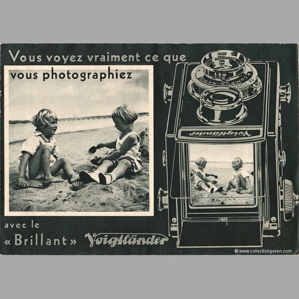 Brillant (Voigtländer) - 1935« Vous voyez vraiment ce que vous photographiez »(CAT0431)