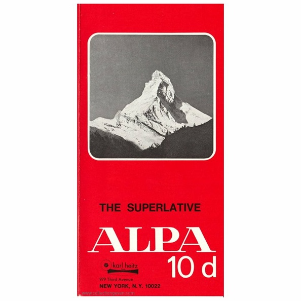 Alpa 10d - 1968 (Pignons)(CAT0457)