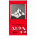 Alpa 10d - 1968 (Pignons)<br />(CAT0457)