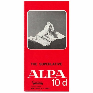 Alpa 10d - 1968 (Pignons)(CAT0457)