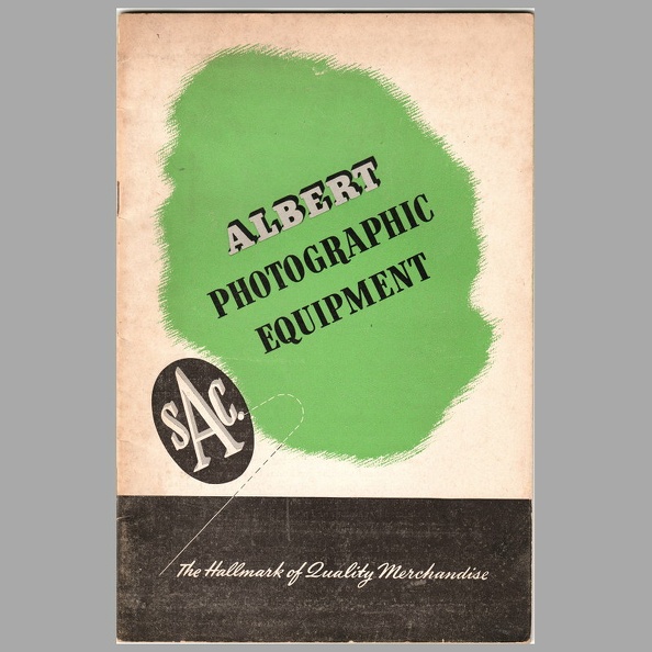 Photographic equipment (Albert) - 1947(CAT0490)
