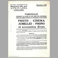 Fascicule Photo-Plait - 11.1940<br />(CAT0494)