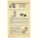 Synchronisateurs (Alva) - 1950(CAT0500)