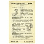 Synchronisateurs (Alva) - 1950(CAT0501)