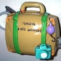 Tirelire : valise de vacances<br />(GAD0107)