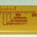 Kodak, appareil pour mesurer l'usure des pneus<br />(GAD0133)