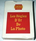 Jeu de 56 cartes Kodak