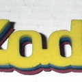 _double_ Kodak en mousse multicolore(GAD0254b)