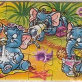 Puzzle 15 pièces: éléphants(GAD0277)