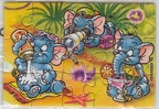 Puzzle 15 pièces: éléphants(GAD0277)