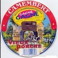Etiquette de camembert Vieux Porche<br />(GAD0312)