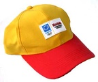 Casquette : J.O. Athènes 2004 (Kodak)(jaune, rouge)(GAD0792)