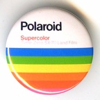Badge : Polaroid Supercolor, Time-Zero SX-70 Land Film(GAD0871)