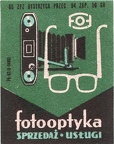 Etiquette de boîte d'allumettes Fotooptyka(GAD0881)