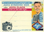 Etiquette d'adresse, pub Clack et Synchro-Box(GAD0954)