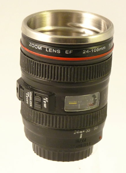Verre Photo Shot, objectif EF 24-105mm 1:4 L IS USM(h = 68 mm)(GAD1125)
