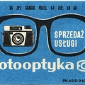 Etiquette de boîte d'allumettes Fotooptyka<br />(GAD1132)
