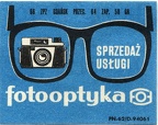 Etiquette de boîte d'allumettes Fotooptyka(GAD1132)