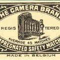 Étiquette de boîte d'allumettes : The camera brand(GAD1325)