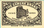 Étiquette de boîte d'allumettes : The camera brand(GAD1325)