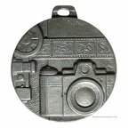Médaille ou pendentif argenté(Ø = 40 mm)(GAD1390)