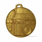 Médaille, pendentif doré (GAD1412 01a)