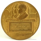 Médaille : Niépce et Daguerre(Ø = 50 mm, dorée)(GAD1529)