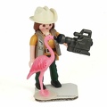 Exploratrice avec un flamant rose (Playmobil, Quick) - 2015<br />(GAD1573)