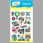 Stickers 3D, mer, vacances(GAD1702)