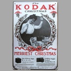 Plaque métallique : « The Kodak Christmas »(GAD1755)