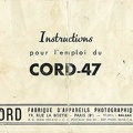Notice : Cord 47 (Cord)<br />(MAN0009)
