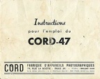 Notice : Cord 47 (Cord)(MAN0009)